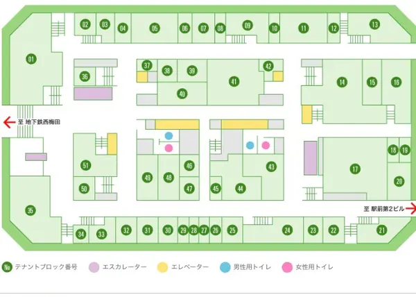 B1F フロアマップ