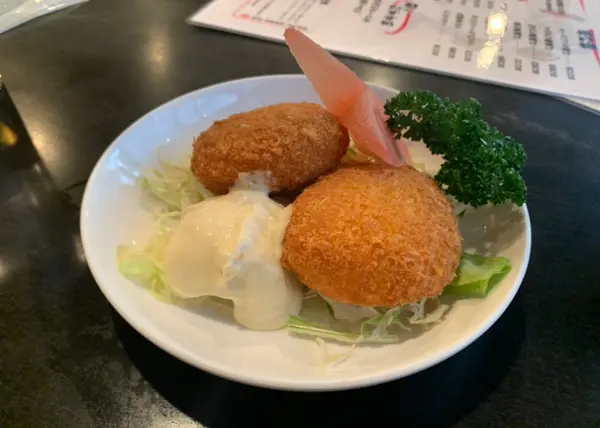 カニクリームコロッケ600円
