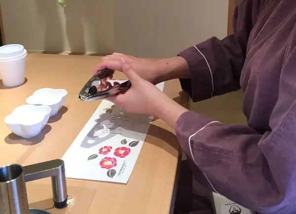 椿オイル作成体験