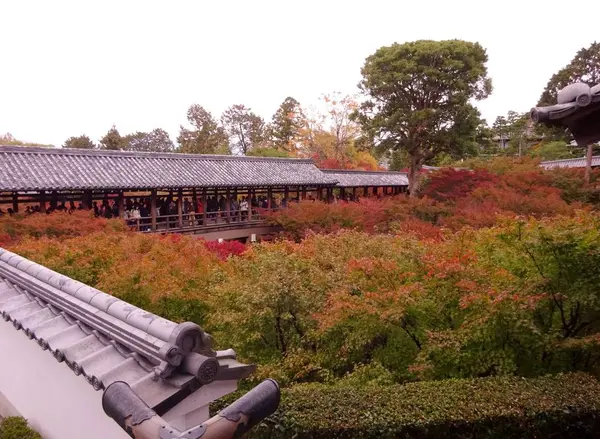 通天橋を渡って