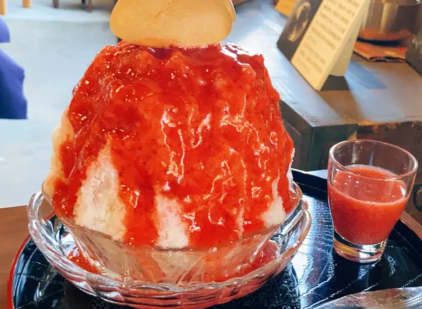 🍧定番「いちごミルク氷」