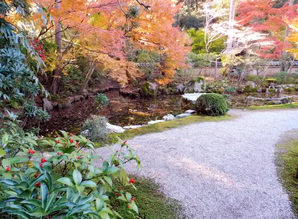 室町後期の庭園です。