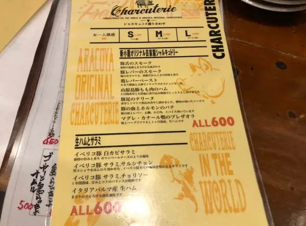 メニュー