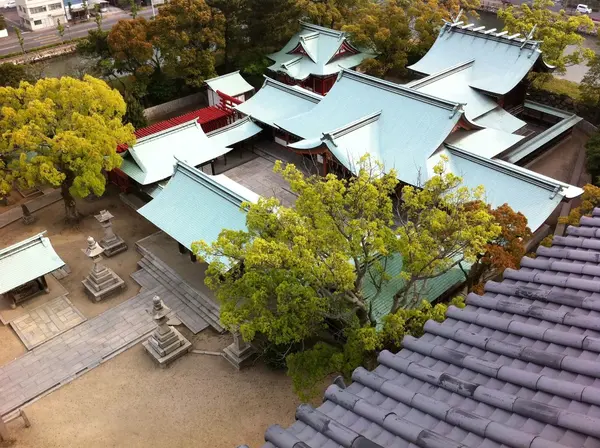 城内には神社があります！