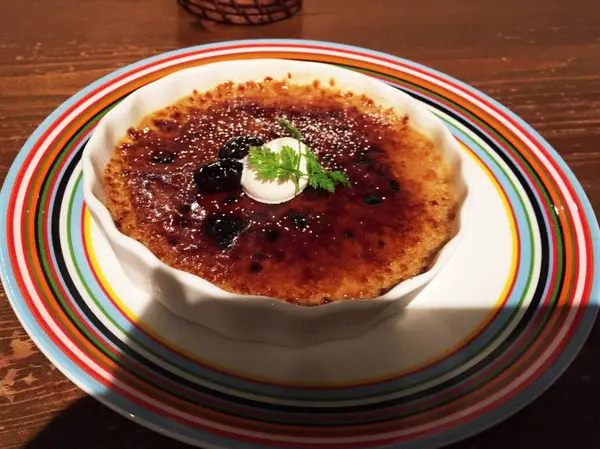ほうじ茶のクリームブリュレ