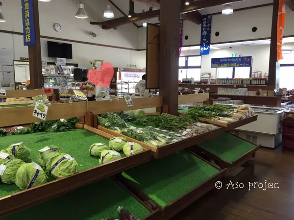 地元の野菜販売