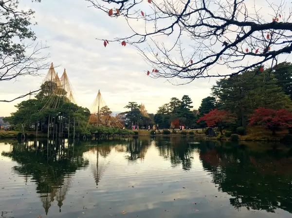 霞ヶ池と唐崎松