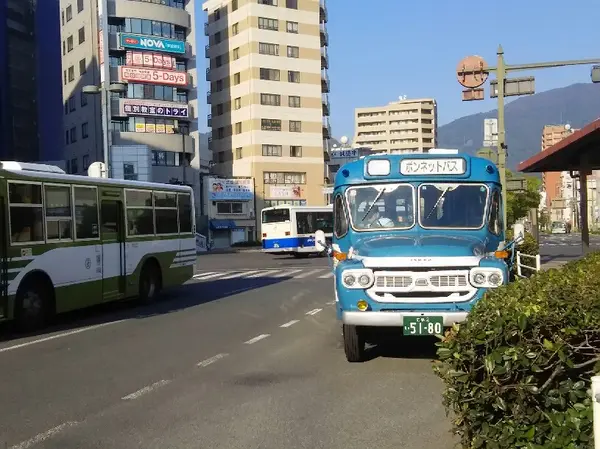 ボンネットバス！
