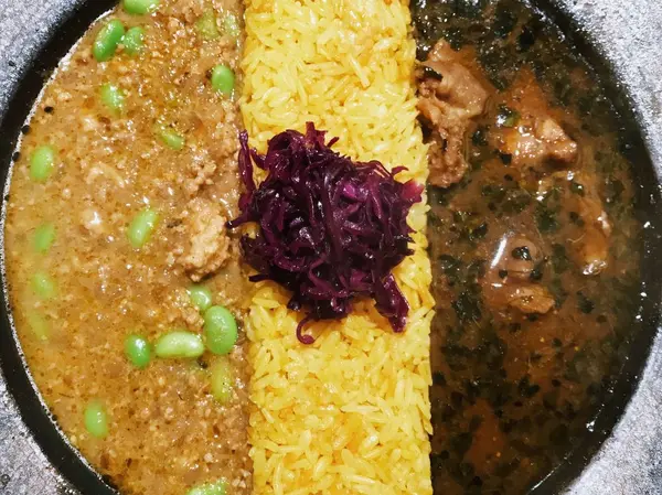 2種盛りカレー