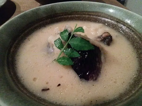 茄子と生麩の揚げ出し～白味噌仕立て