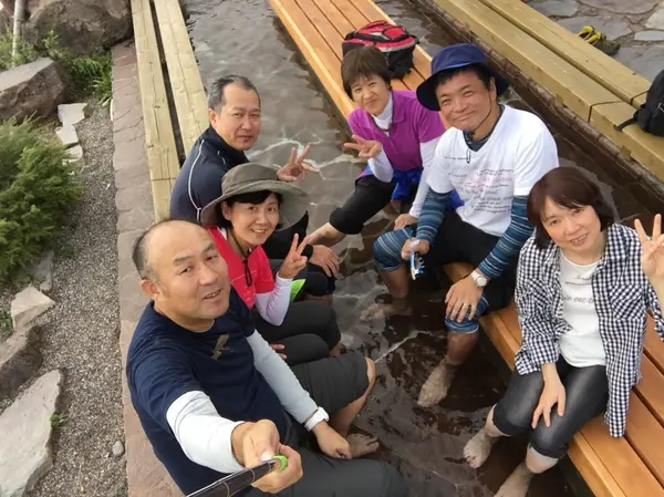 天空の足湯
