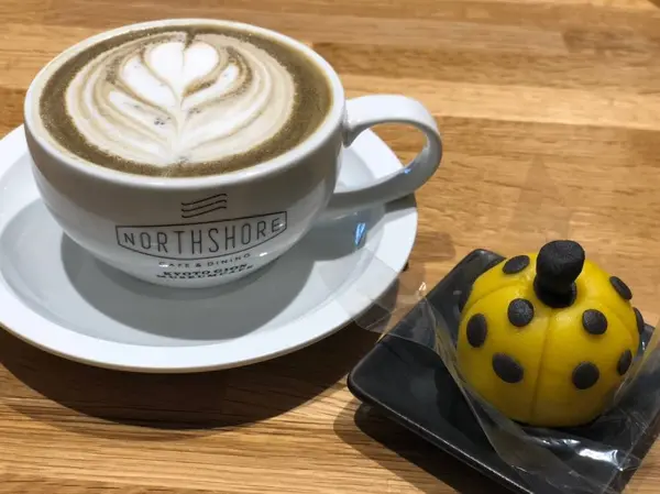 ほうじ茶ラテと南瓜