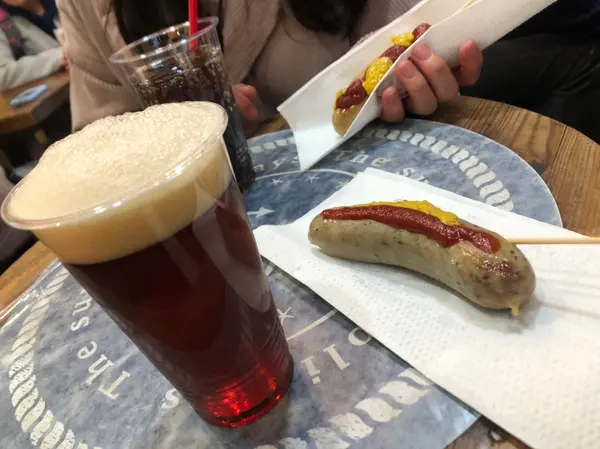 鎌倉ビールとソーセージ