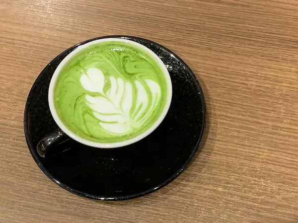 抹茶ラテを注文🍃