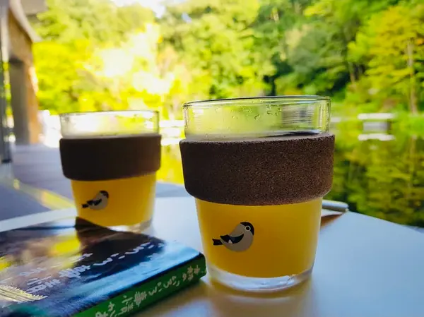散歩後のジュースは格別です🍹