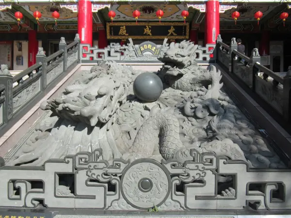 八卦山大佛寺　石彫刻