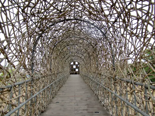 ドームへ続くアーチのアプローチ