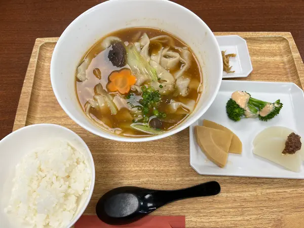 味噌おきりこみ定食