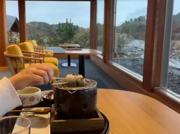 景色を楽しみながら・・・