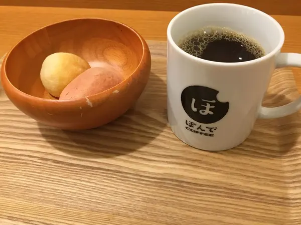 コーヒー×ぽんで