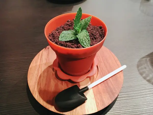 植木鉢デザート
