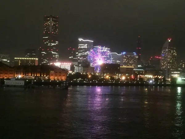 横浜の美しい夜景を