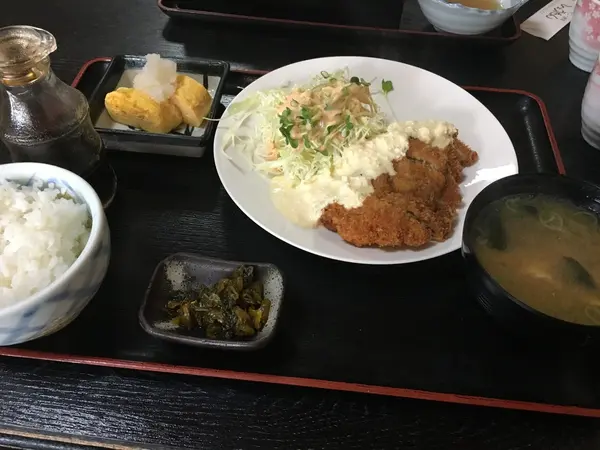 タルタル チキンカツ定食