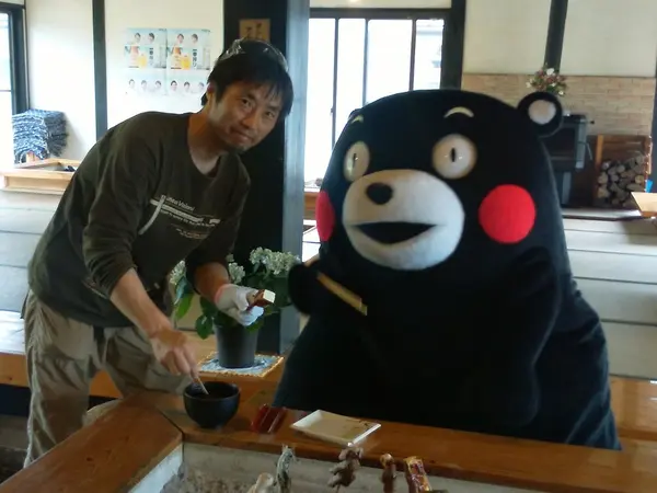 店主とくまモン