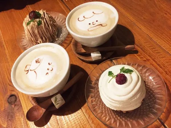なにを頼んでもかわいい！