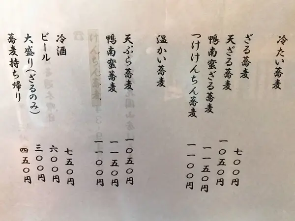 メニュー