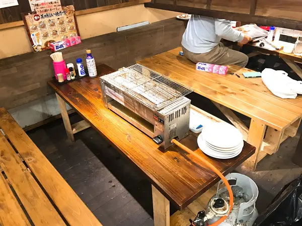 浜焼きができます