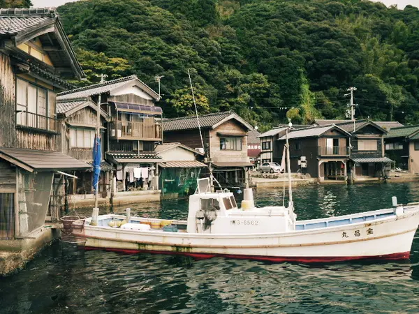 船屋の町並みがきれい