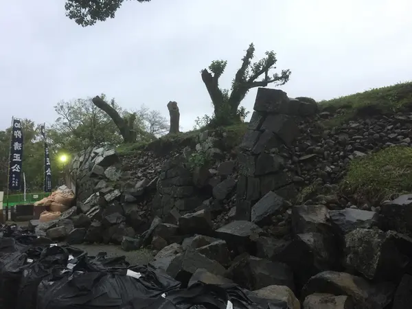 加藤神社の石垣
