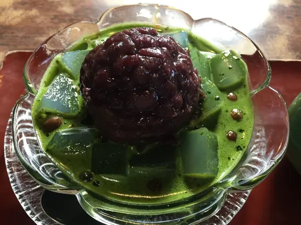 抹茶あんみつ600円