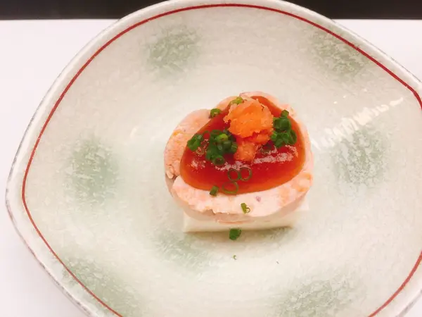 あん肝くず豆腐添え