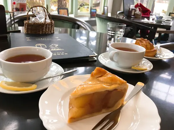 アップルパイのセット