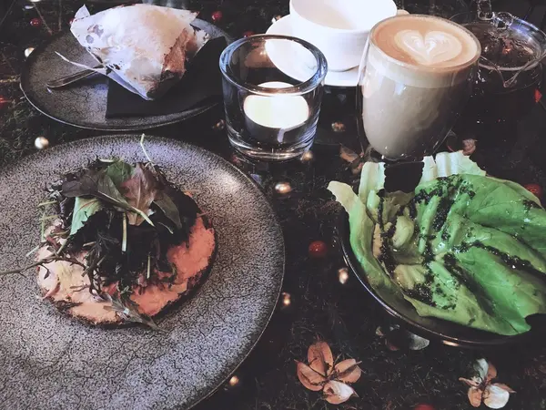 新鮮な食材を使った料理