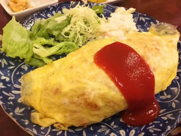 マスターによる手作りオムライス