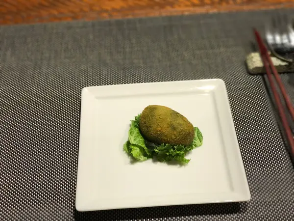 蟹味噌のフライ