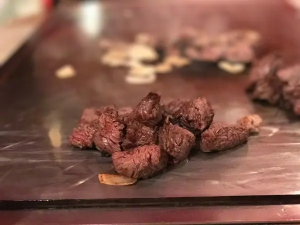 ステーキランチWカット