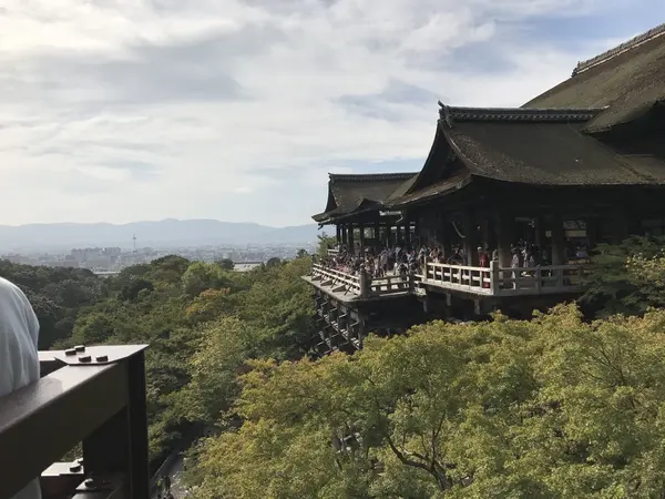 遊歩道の先からがフォトスポット
