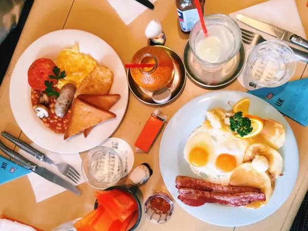 イギリスの朝ごはんとアメリカの朝ごはん