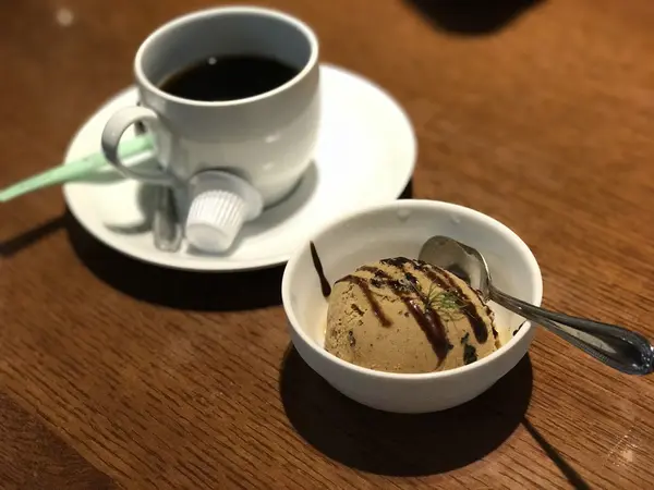 コーヒーとアイス