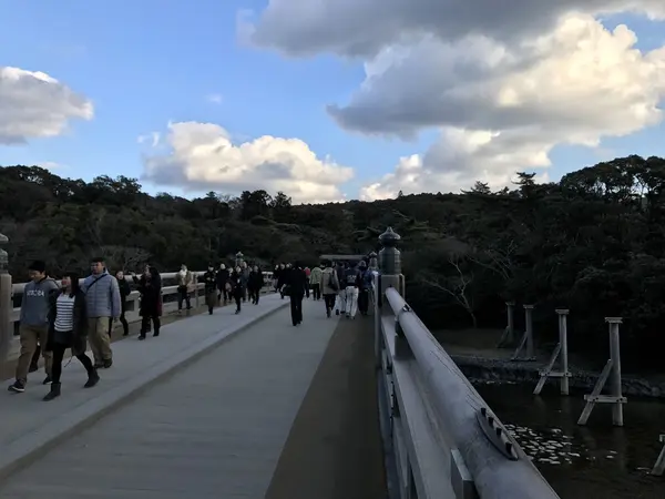 宇治橋も式年遷宮