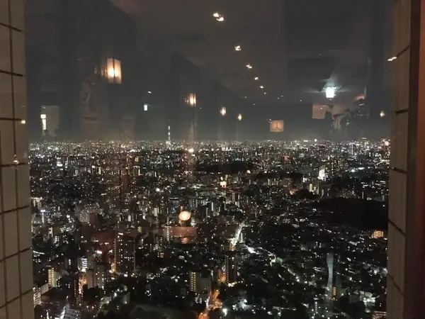見てこのキラキラな夜景！