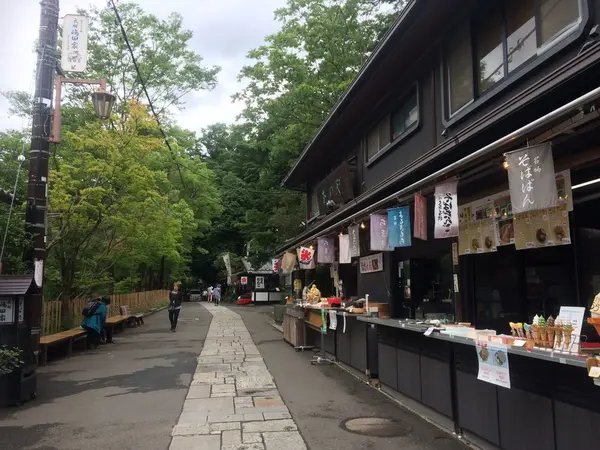 鬼太郎茶屋に行くまでの道、、