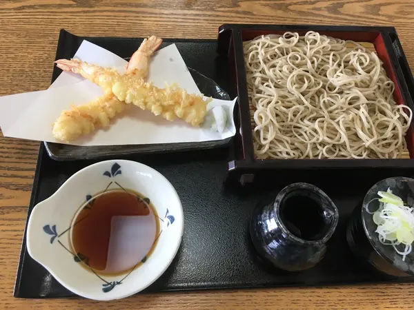 海老天ぷらせいろ蕎麦