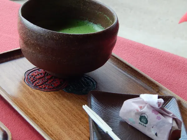 抹茶と吉備団子のセット