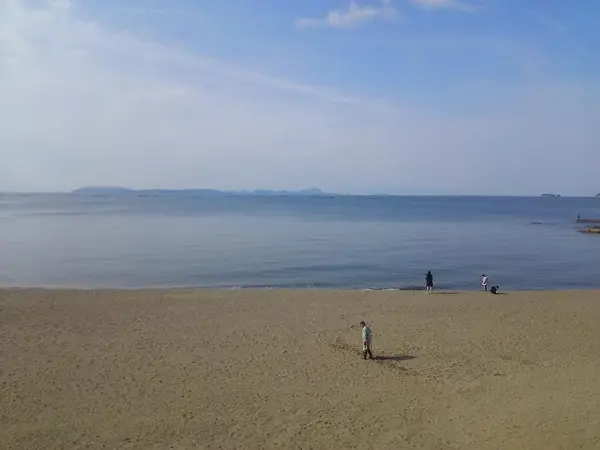 朝の海