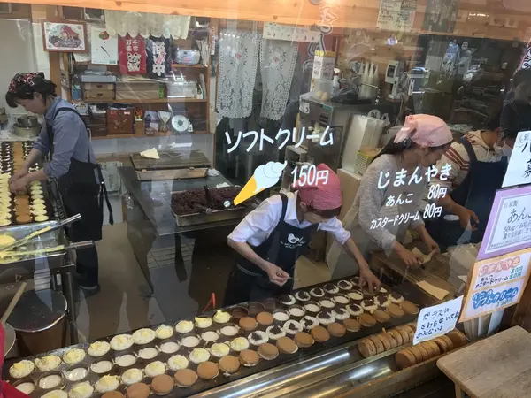 ガラス越し